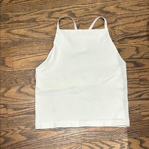 Gym Shark Women's White Sleeveless Top